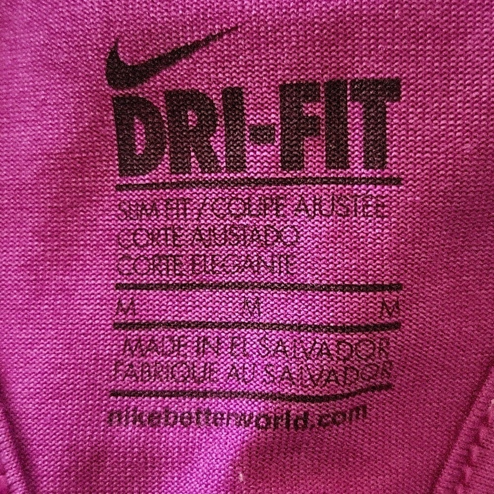 LOT NIKE Dri-Fit medium purple tank black leggings - Picture 3 of 7